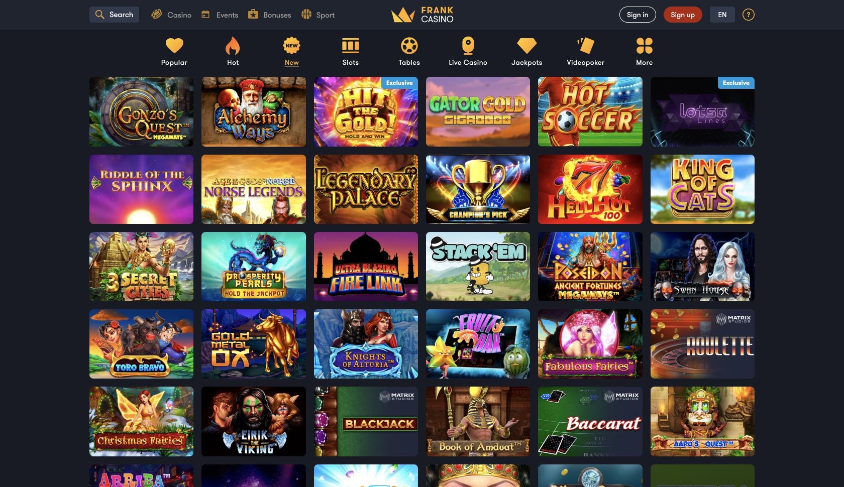Frank Casino Review 2021 Welcome Bonus Games Payment Options Frank Casino Review 2021 Welcome Bonus Games Payment Options