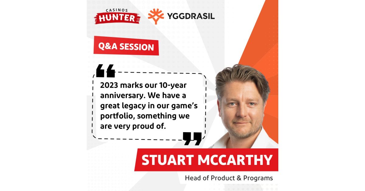 Q&A With Stuart McCarthy from Yggdrasil Gaming - CasinosHunter