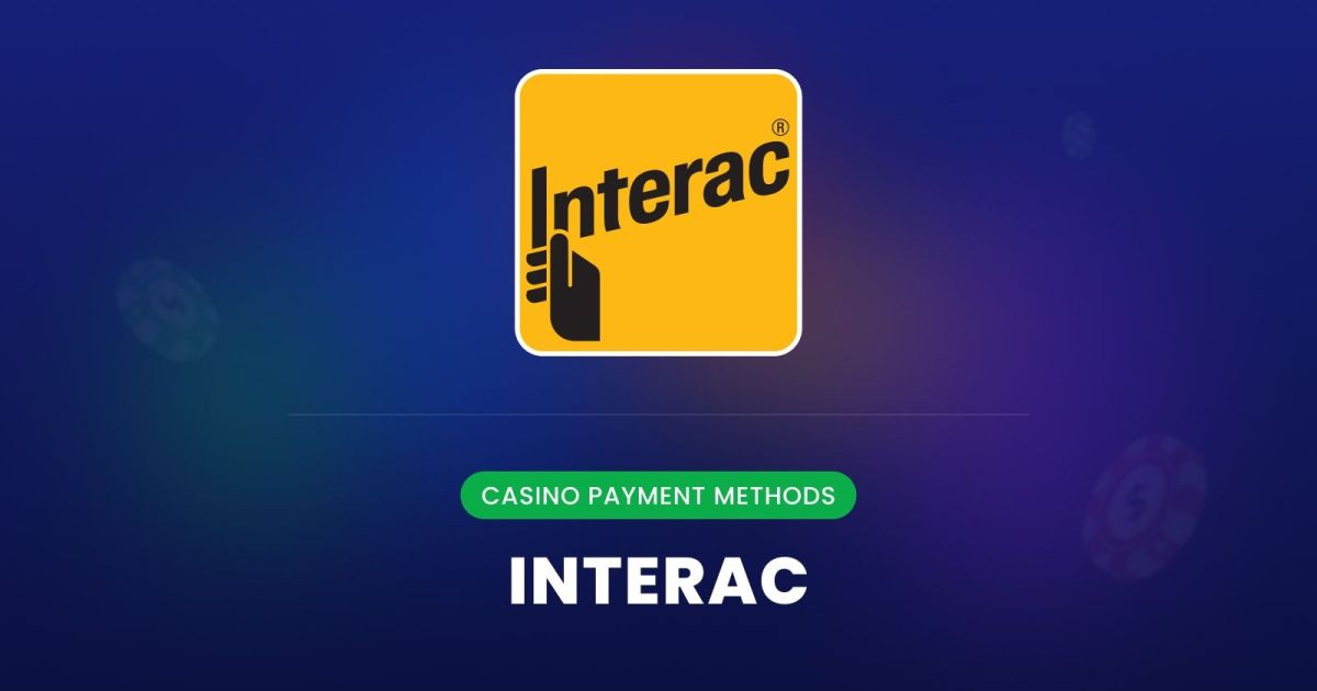 Interac e transfer casino