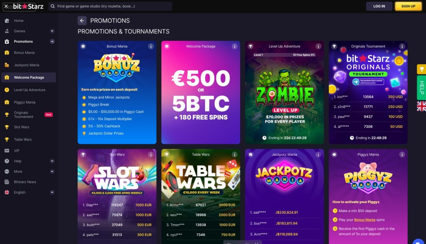 BitStarz Casino Bonus Codes 2026 - Get Bitstarz Free Spins - CasinosHunter