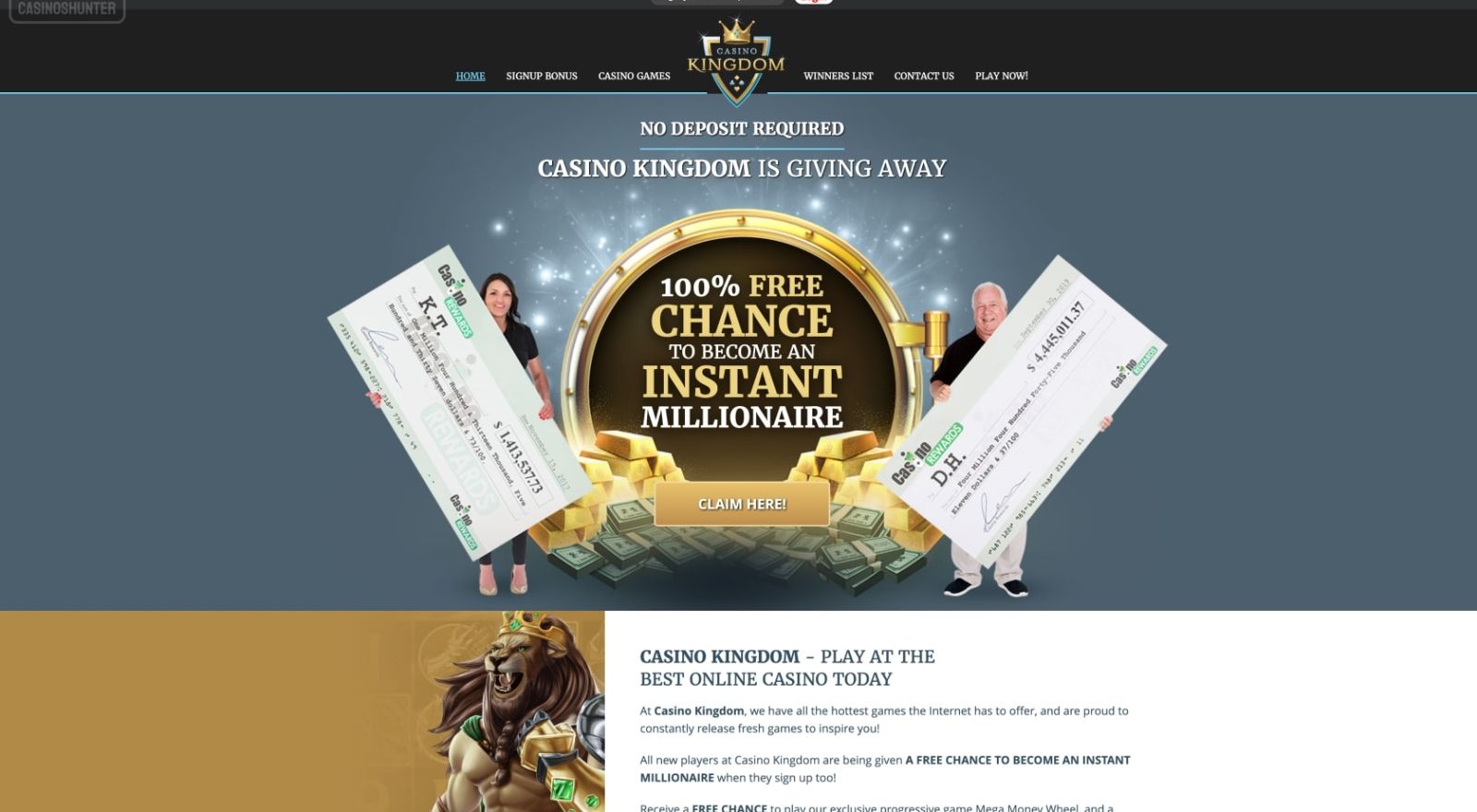 greatest Casino Kingdom free spins bonus offer