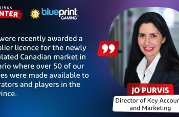 Interview With Jo Purvis, Director of Key Accounts and Marketing at Blueprint Gaming