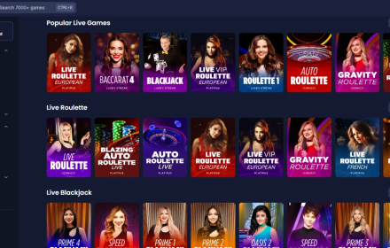 Cashy Casino Live Games