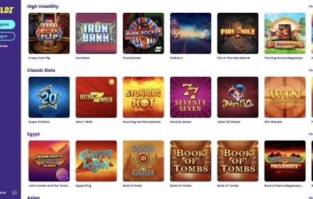 Wildz Casino Games