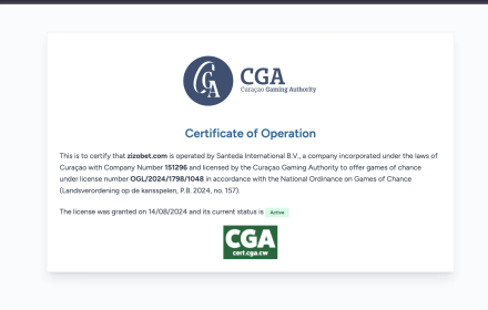 Zizobet CGA