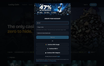 Lucky Coin Casino Sign Up