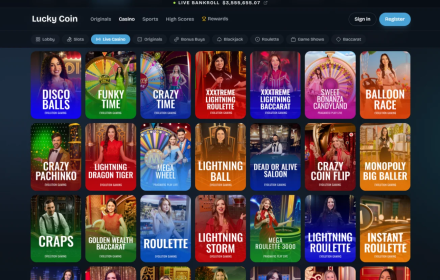 Lucky Coin Casino Live Games