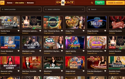 SmokeAce Live Casino