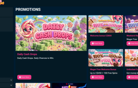 Sweetsino Casino Bonuses