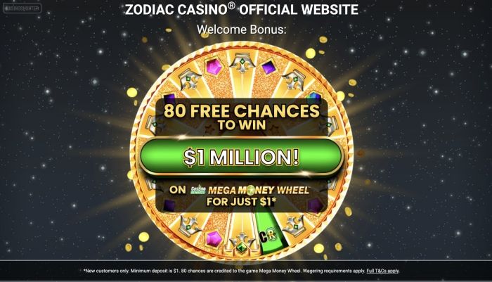 Zodiac Casino Bonus Code