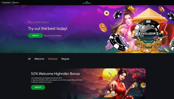 KatsuBet Casino Bonus Codes