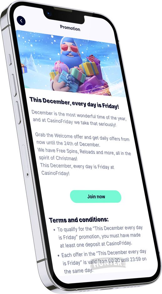 CasinoFriday Christmas Bonus