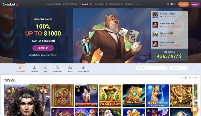 TonyBet Casino Review