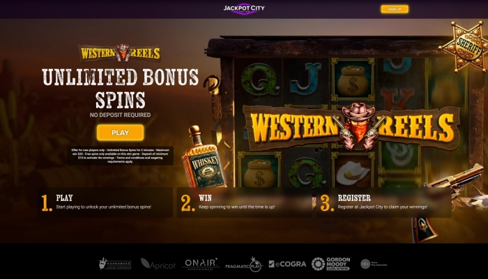 100 Free Spins No Deposit Canada at Jackpot City