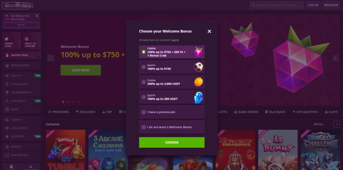 Malina Casino Sign Up