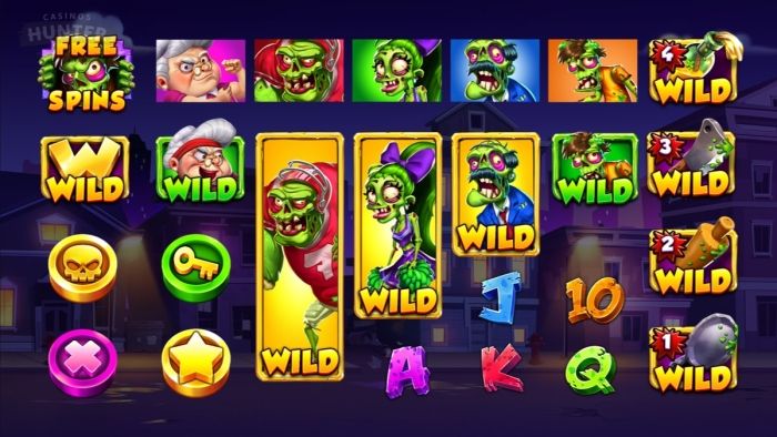 Granny VS Zombies slot symbols
