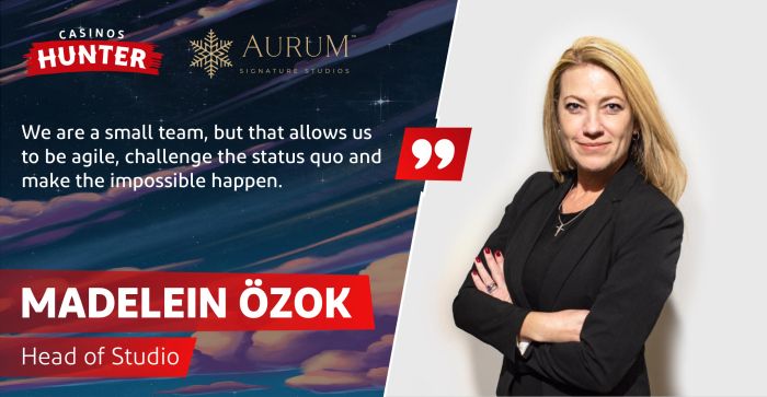 Interview With Madelein Özok, Head of Aurum Signature Studios