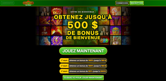 Casino Classic Welcome Bonus