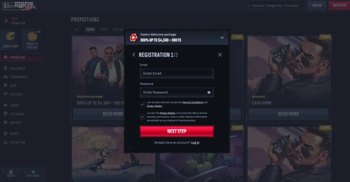 Mafia Casino Sign Up