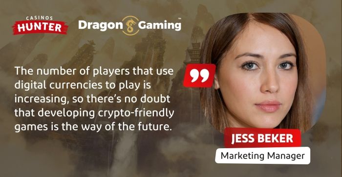 Interview With Jess Beker, Marketing Manager at Dragon Gaming