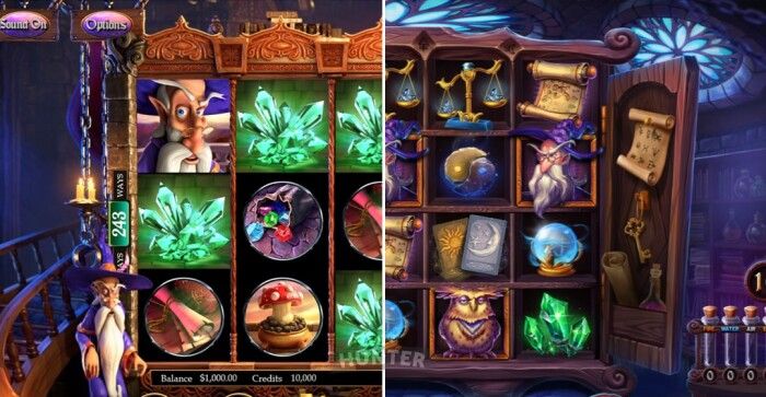 Alkemor’s Tower and Alkemor’s Elements Betsoft Slots