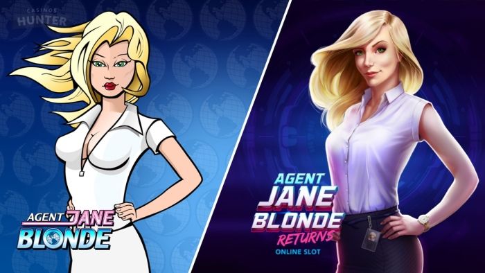 Agent Jane Blonde Slot VS Agent Jane Blonde Returns