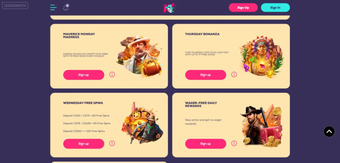 Wild Fortune Casino Bonuses for Existing Players