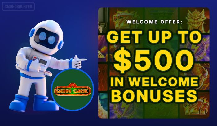 Casino Classic 43 Free Spins for $1