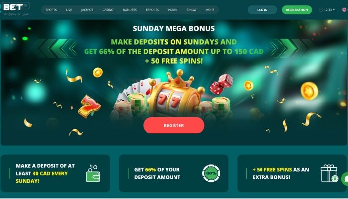 22Bet Casino Sunday Bonus