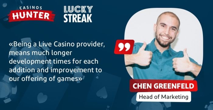 Interview with Chen Greenfeld from Lucky Streak