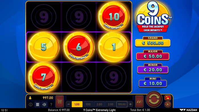 9 Coins™ Slot by Wazdan