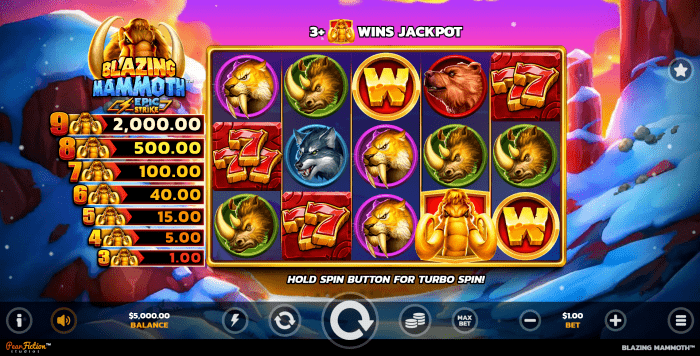 Blazing Mammoth Online Slot Preview