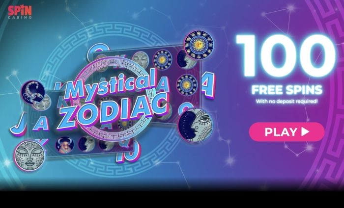 Spin Casino - 100 No Deposit Free Spins