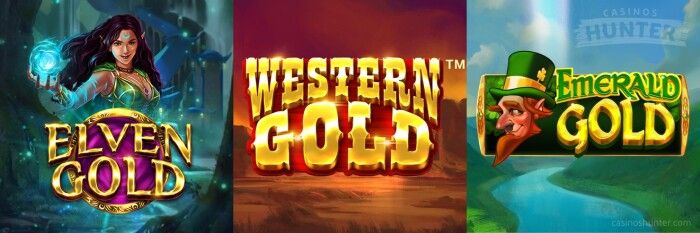 Elven Gold, Western Gold and Emerald Gold Online Slots