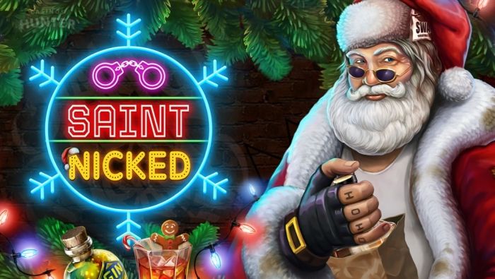 Saint Nicked Online Slot Logo