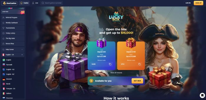 Joo Casino Lucky Box