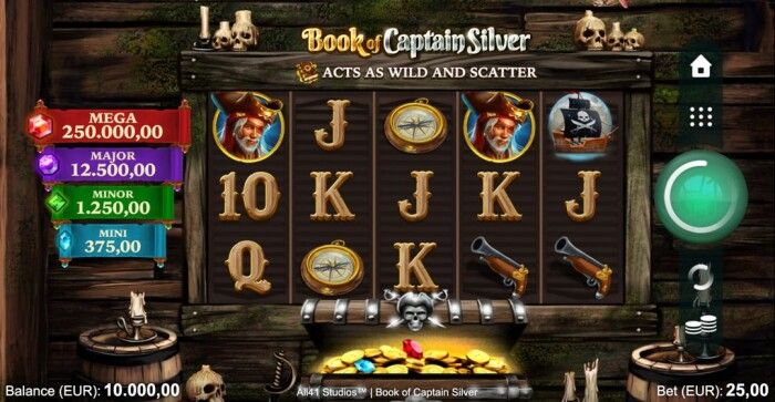 Book of Captain Silver Slot