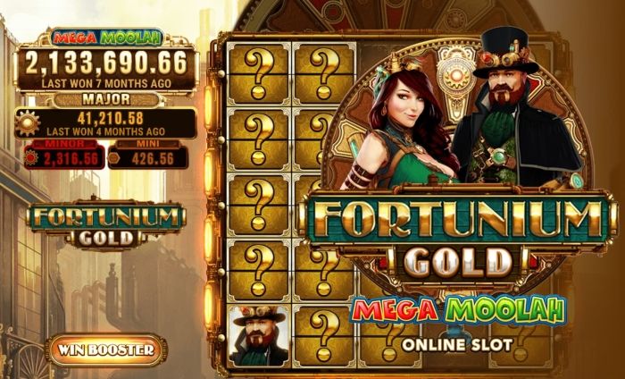 Fortunium Gold Mega Moolah $1 Deposit Bonus