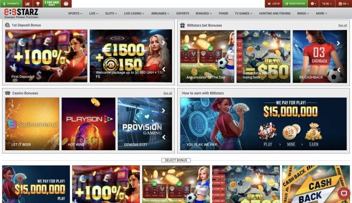 888Starz Bonuses Review