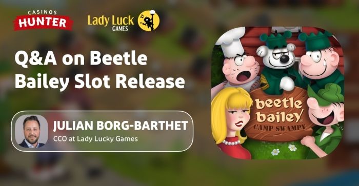Q&A on Beetle Bailey Slot by Lady Lucky Games