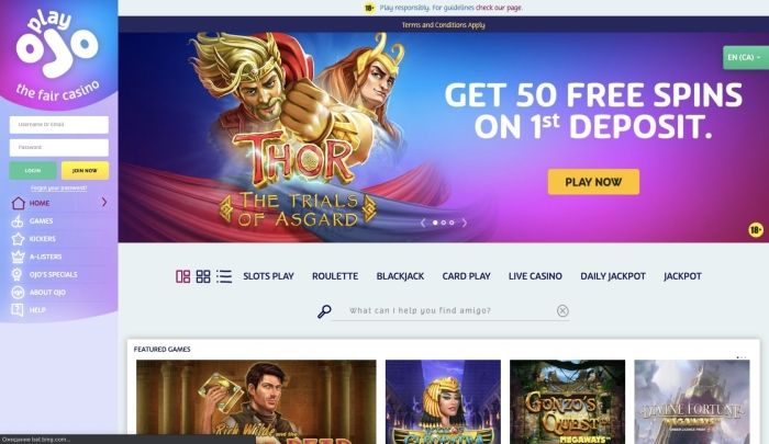 PlayOJO Casino Review