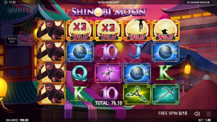Shinobi Moon Free Spins