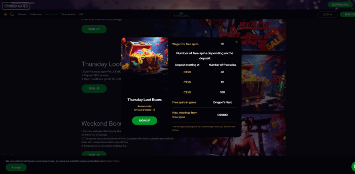 Katsubet Casino Thursday LootBoxes