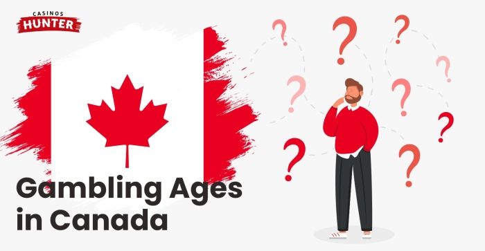 Legal Gambling Ages in Canada