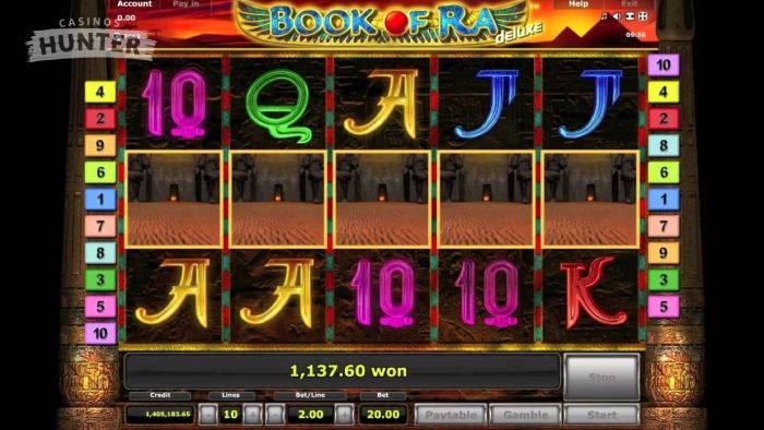 Book Of Ra Deluxe bonus game