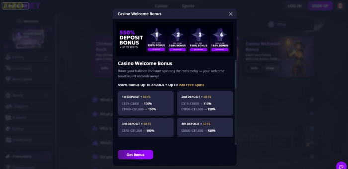 Zizobet Welcome Bonus