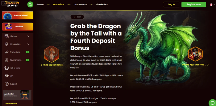DragonSlots Fourth Deposit Bonus