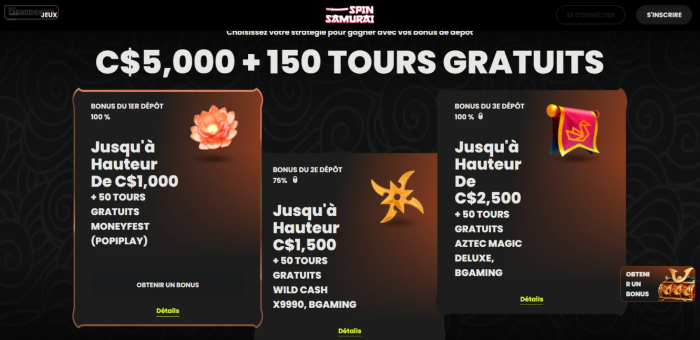 Spin Samurai Welcome