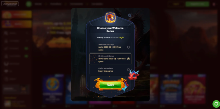 DragonSlots Casino Sign Up