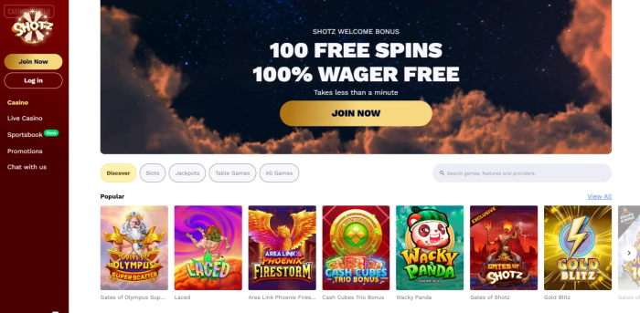 Shotz Casino